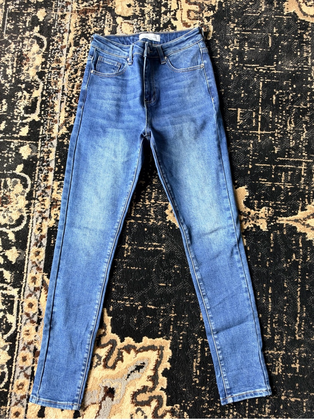 Risen- Women’s High-Rise Blue Skinny Jeans